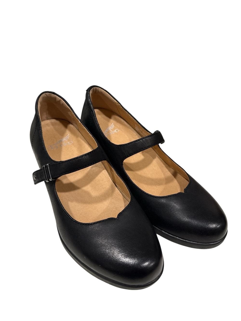 Dansko Black Mary Jane low heels with Strap